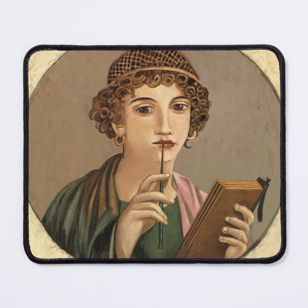 Item preview, Sappho Fresco Pompeii designed and sold by VanderWyst RE-Design.
