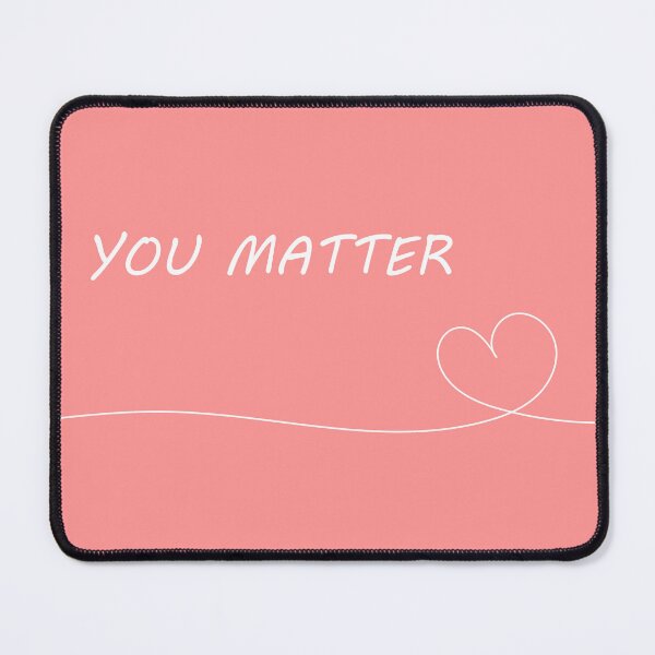 Item preview, Cute "You Matter" Red Aesthetic designed and sold by GoodJobLola.