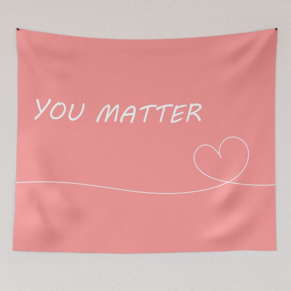 Item preview, Cute "You Matter" Red Aesthetic designed and sold by GoodJobLola.