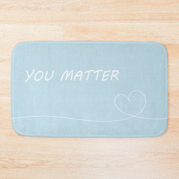 Item preview, Cute "You Matter" Blue Aesthetic designed and sold by GoodJobLola.