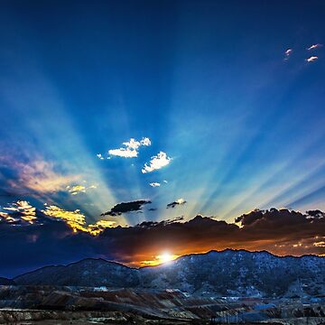 Artwork thumbnail, Sunrise over Butte, Montana by jwwalter