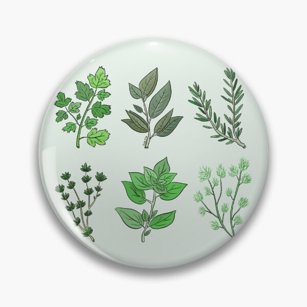 Item preview, Fresh green herbs designed and sold by doodletokki.
