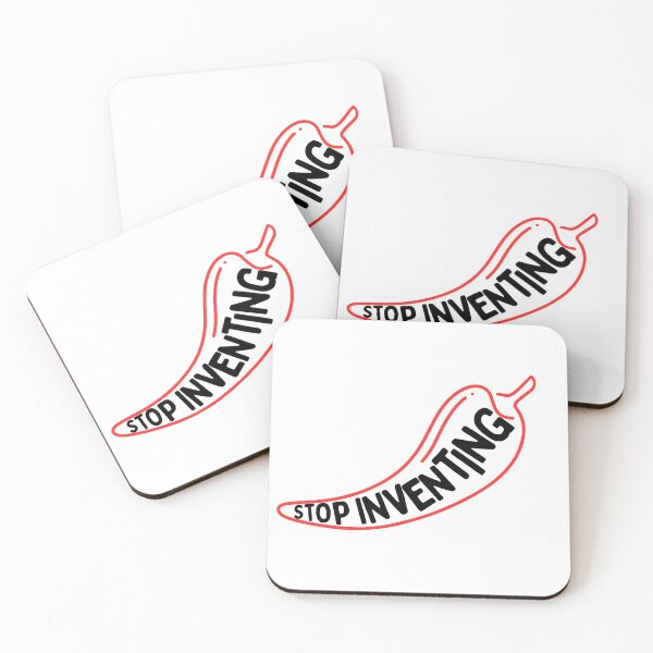 Item preview, Stop Inventing - Red/Black Logo designed and sold by danidoodlez.