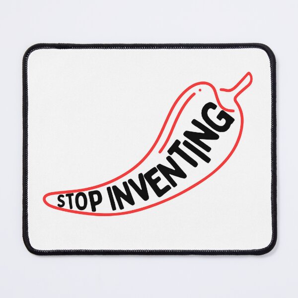 Item preview, Stop Inventing - Red/Black Logo designed and sold by danidoodlez.