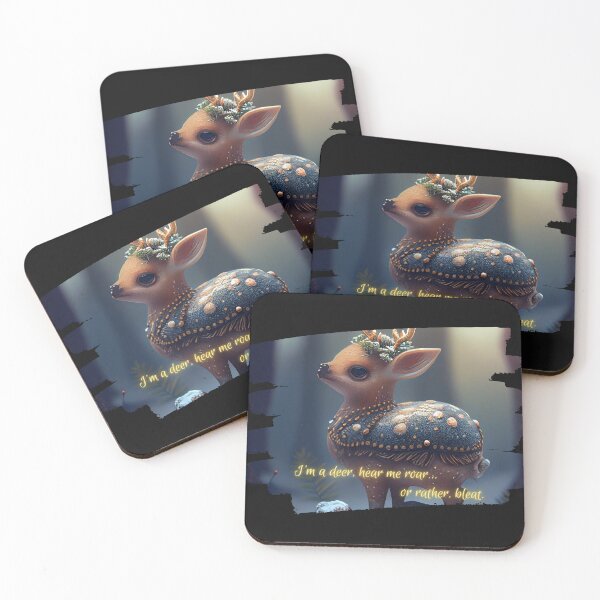 Item preview, I'm a Deer, Hear Me Rawr... Or Rather, Bleat designed and sold by Apricoth311.