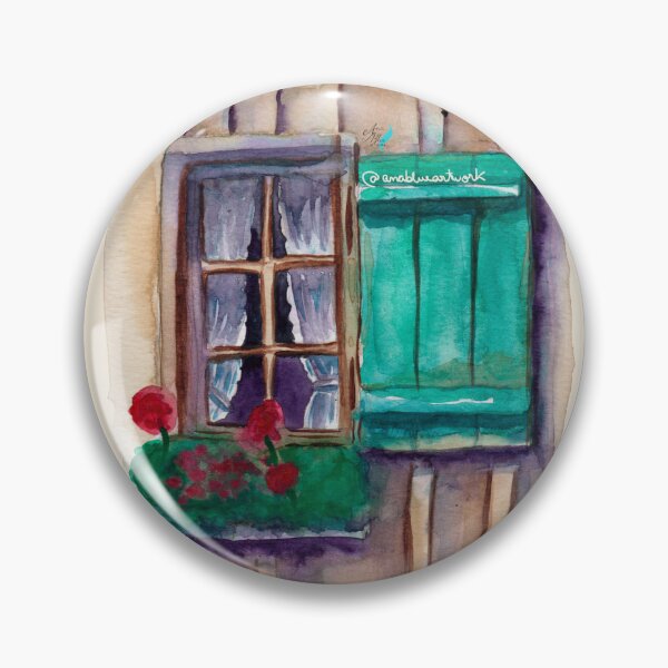 Item preview, flower garden at the window designed and sold by anablueartwork.