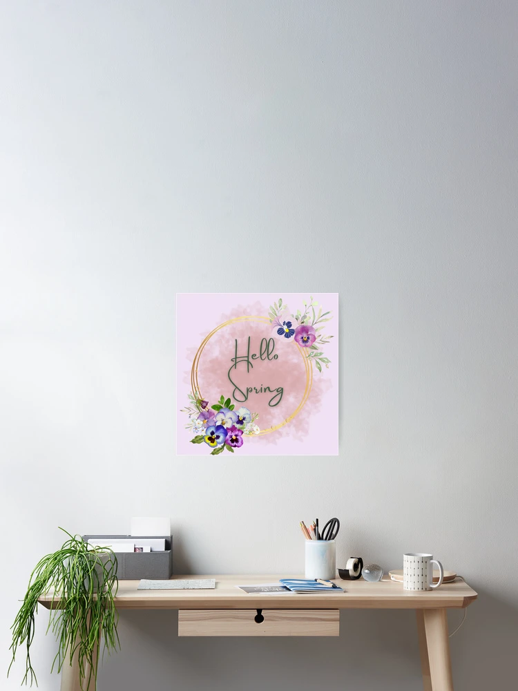 Thumbnail 2 of 3, Poster, Hello Spring designed and sold by aywchen.