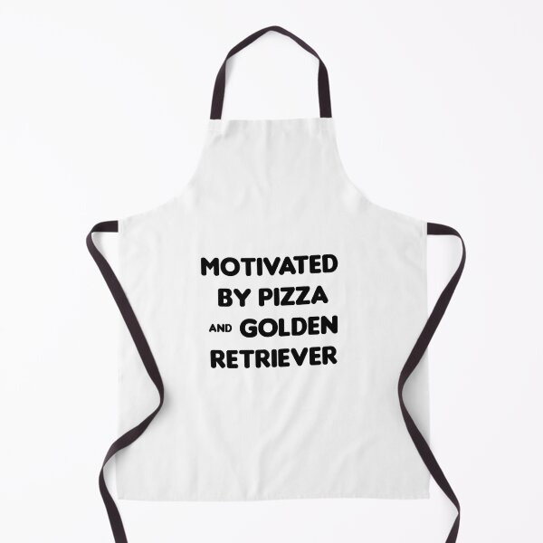 Item preview, Motivated by Pizza & Golden Retriever - Funny designed and sold by CheeseBlueprint.