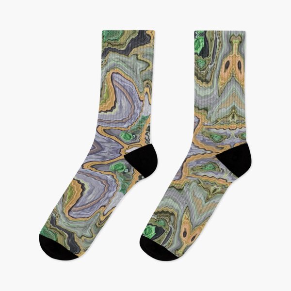 Item preview, A Rich Gold & Green Marbling Pattern designed and sold by Orla Cahill Photography.
