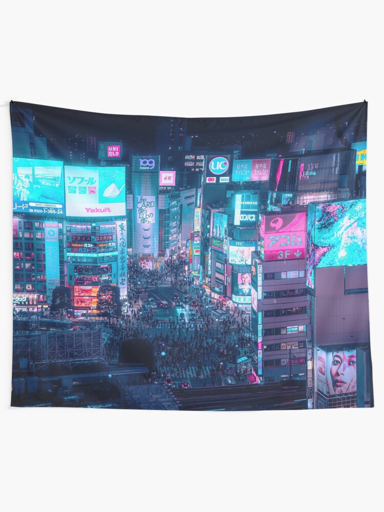 Discover Neo Tokyo - Shibuya Crossing | Tapestry