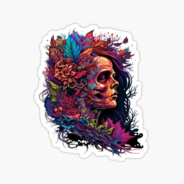 100 Ink Black Flower Skull Forearm Face Tattoo Design For Women female  png  jpg 2023