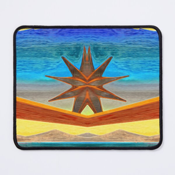 Item preview, *LUMINOUS CONCERTO FOR A NINE-POINTED STAR, IN OCEAN MOON - BAHA'I SIGN - UNITY IN DIVERSITY - BAHA'I WORLD PEACE - UNIVERSAL LOVE - WORLD CITIZEN* designed and sold by Ralek.