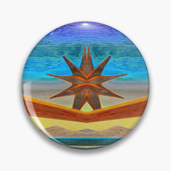 Item preview, *LUMINOUS CONCERTO FOR A NINE-POINTED STAR, IN OCEAN MOON - BAHA'I SIGN - UNITY IN DIVERSITY - BAHA'I WORLD PEACE - UNIVERSAL LOVE - WORLD CITIZEN* designed and sold by Ralek.
