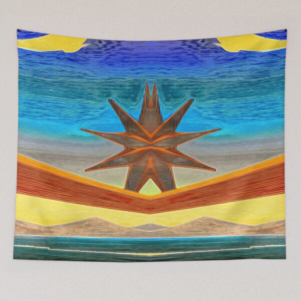 Item preview, *LUMINOUS CONCERTO FOR A NINE-POINTED STAR, IN OCEAN MOON - BAHA'I SIGN - UNITY IN DIVERSITY - BAHA'I WORLD PEACE - UNIVERSAL LOVE - WORLD CITIZEN* designed and sold by Ralek.