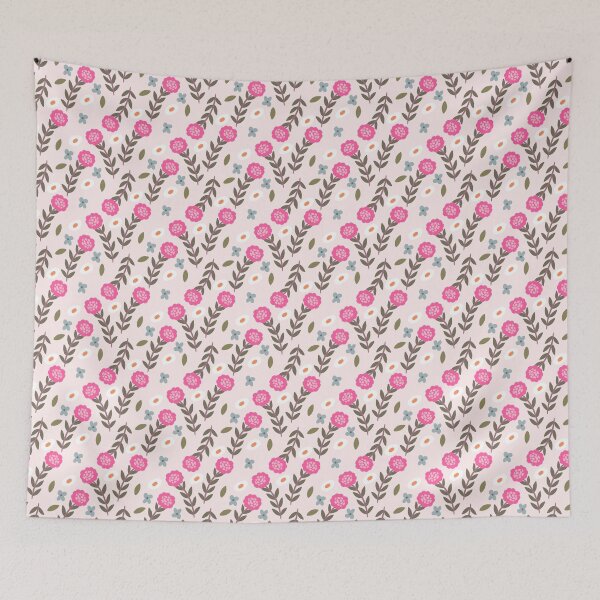 Aperçu de l'œuvre Floral Pattern - Pink créée et vendue par RahimaUmmi.