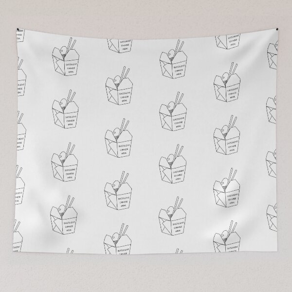Item preview, Minimalist Succulent Chinese Meal Design designed and sold by MeanderCo.