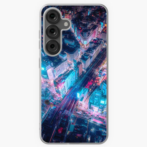 Item preview, Hot Pink Neon Glow Street Tokyo Cyberpunk Street Photography designed and sold by TokyoLuv.