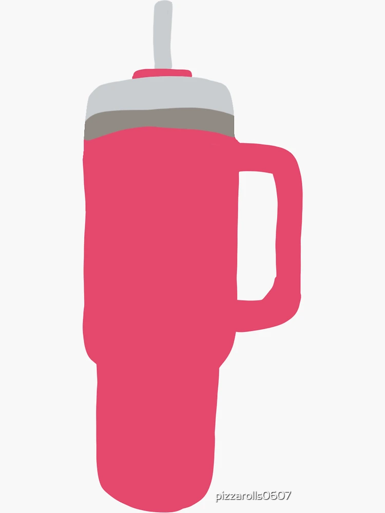 I STANley cup sticker water bottle pink stanleycup cute Sticker for Sale  by saylenesolution