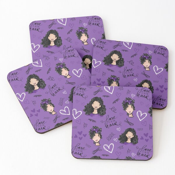 Item preview, El amor está en el cabello (negro) designed and sold by Curly-Cuties.