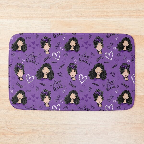 Item preview, Love is in the Hair (Black) designed and sold by Curly-Cuties.