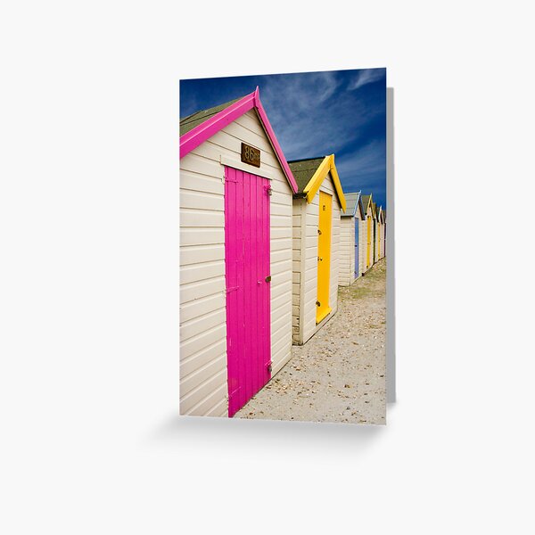 Beach Hut Series 17 Greeting Card