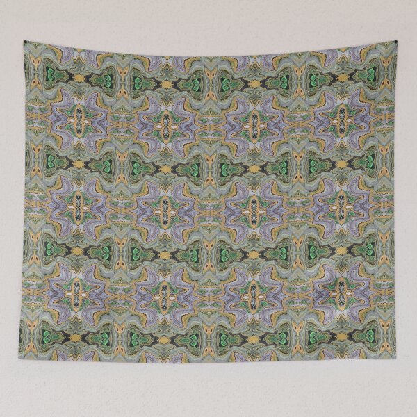 Item preview, A Rich Gold & Green Marbling Pattern designed and sold by Orla Cahill Photography.
