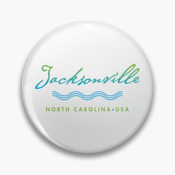 Item preview, Jacksonville North Carolina Typographic Design designed and sold by Futurebeachbum.