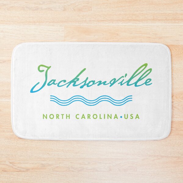 Item preview, Jacksonville North Carolina Typographic Design designed and sold by Futurebeachbum.
