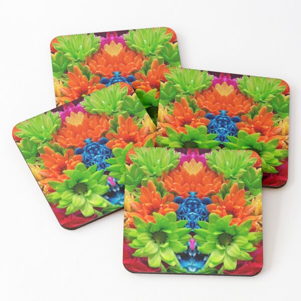Item preview, Beautiful Rainbow coloured Flowers are absolutely amazing.  designed and sold by Tiannalaw.