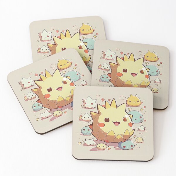 Item preview, Family of smiling spiky eggs designed and sold by Emma575.
