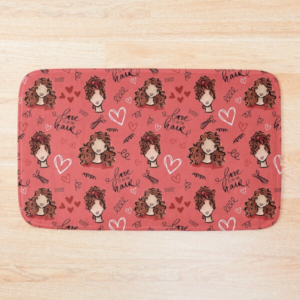 Item preview, Love is in the Hair (Red) designed and sold by Curly-Cuties.