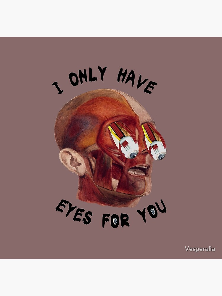 Thumbnail 4 of 4, Pillow, "I Only Have Eyes For You" designed and sold by Vesperalia.