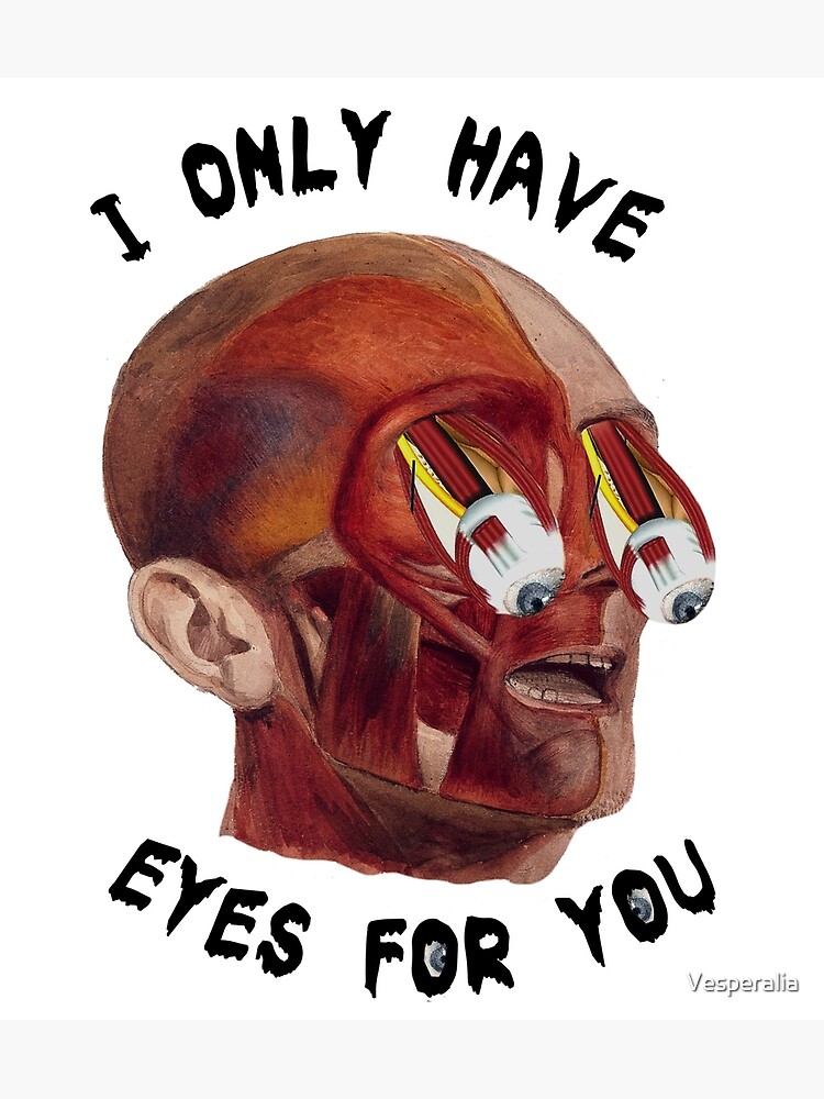 Thumbnail 2 of 2, Greeting Card, "I Only Have Eyes For You" designed and sold by Vesperalia.
