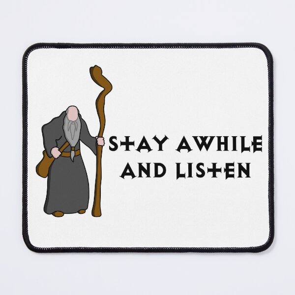 Item preview, Stay Awhile... designed and sold by Peaches90.
