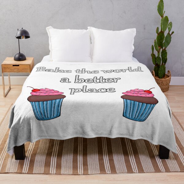Item preview, Copy of Bake The World A Better Place Cupcake Bakery designed and sold by TheRainFamily.