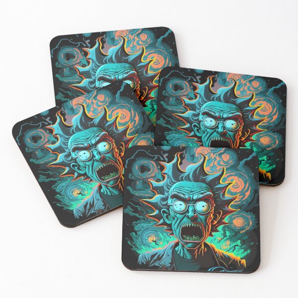 Item preview, Mad scientist cartoon art | Trippy anime man art | Artificial Intelligence generated Art.  designed and sold by AILaboratory21.