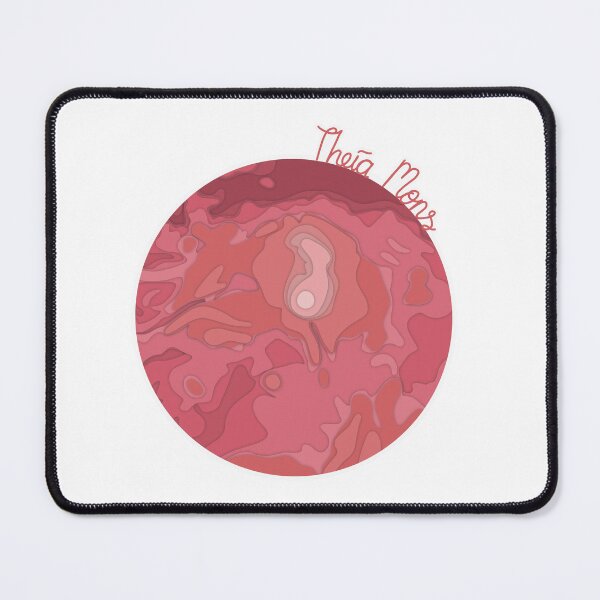 Item preview, Theia Mons Paper Cutout Topographic Map designed and sold by 1701-Z.