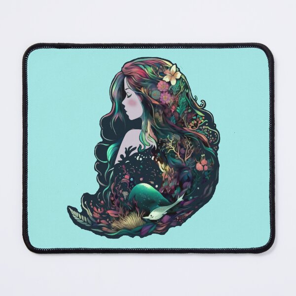 Item preview, MERMAID LADY OF THE OCEAN Midjourney AI Artwork designed and sold by davidjulie.