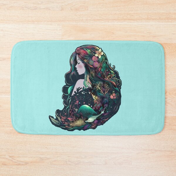 Item preview, MERMAID LADY OF THE OCEAN Midjourney AI Artwork designed and sold by davidjulie.