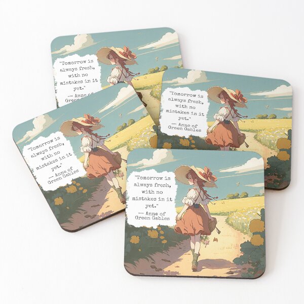 Item preview, Ann of Green Gables Tomorrow Book Quote  designed and sold by artemisxluna89.