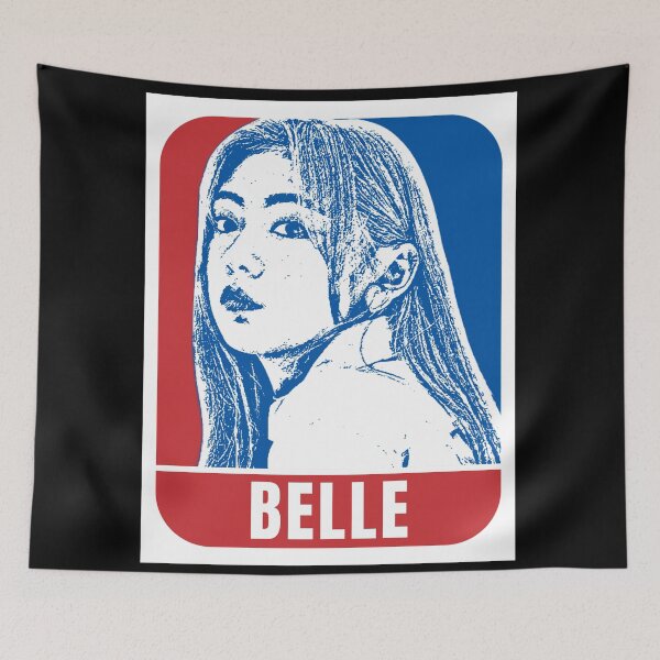 Item preview, Cignature Belle Sketch Silhouette Blue and Red designed and sold by AliffStudio.