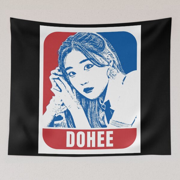 Item preview, Cignature Dohee Sketch Silhouette Blue and Red designed and sold by AliffStudio.