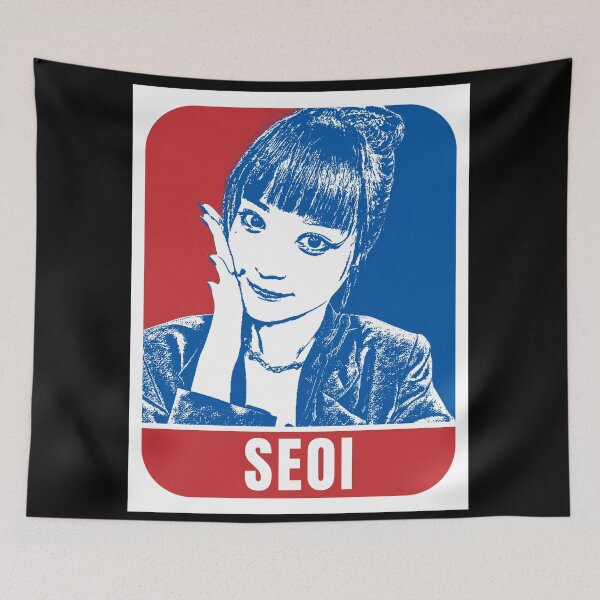 Item preview, H1-KEY Seoi Sketch Silhouette Blue and Red designed and sold by AliffStudio.