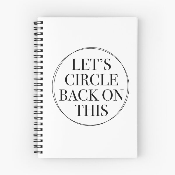 Item preview, Let's Circle Back Corporate Humor Work from Home Co-Worker Gift designed and sold by MarzStudio.