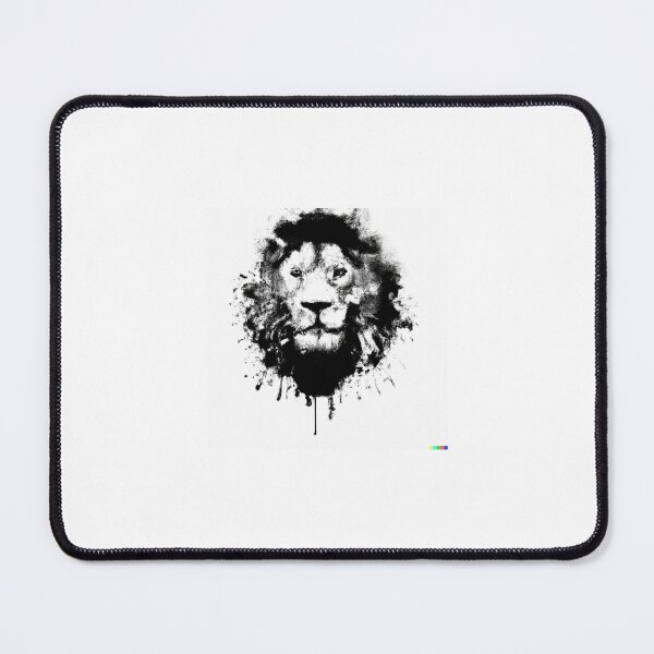 Item preview, Lion Face with Ink designed and sold by wahyudiva.