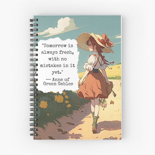 Item preview, Ann of Green Gables Tomorrow Book Quote  designed and sold by artemisxluna89.