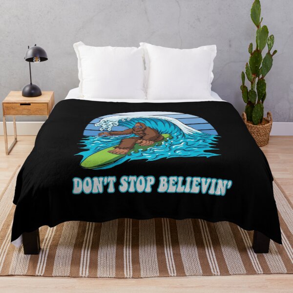 Item preview, Bigfoot Surfing Don't Stop Believin' designed and sold by PUFFYP.