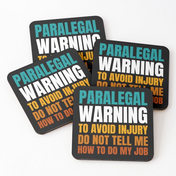 Item preview, Paralegal Warning to Avoid Injury Do Not Tell Me How to Do My Job designed and sold by Crafty-Mornings.