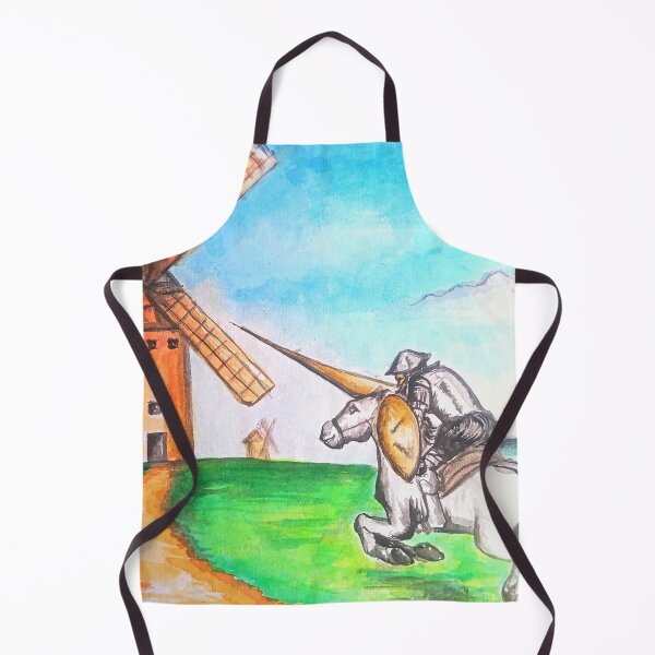 Item preview, Dom Quixote fighting a windmill designed and sold by Aquarelastudio.