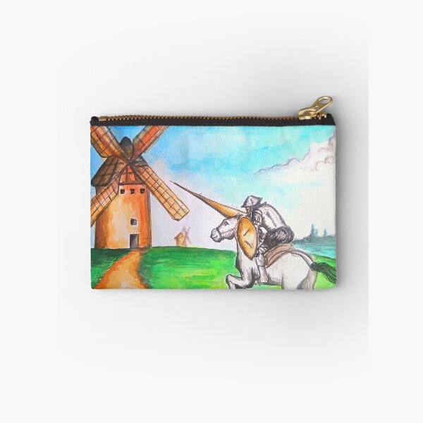 Item preview, Dom Quixote fighting a windmill designed and sold by Aquarelastudio.
